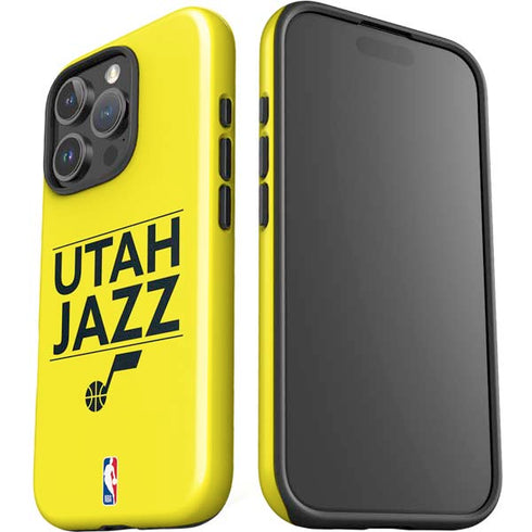 NBA Utah Jazz Standard - Yellow iPhone 16 Pro Impact Case